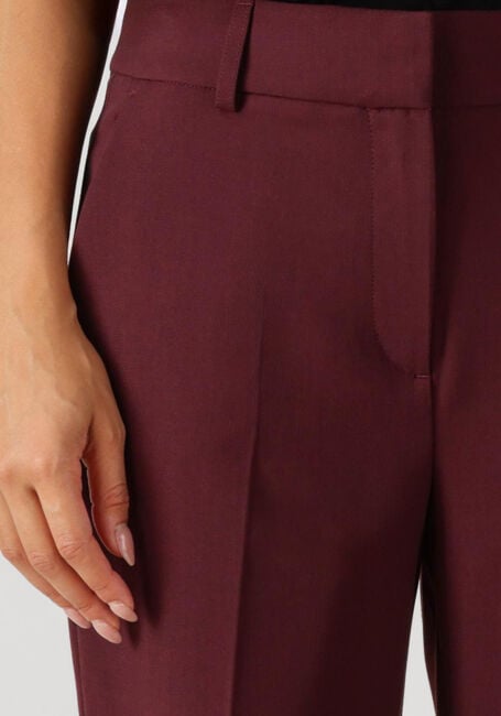 Bordeaux SELECTED FEMME Pantalon SLFRITA MW WIDE PANT MEL - large