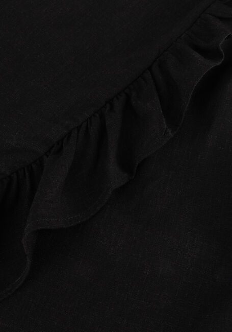OBJECT Robe midi OBJAMMIE S/S WRAP LONG DRESS en noir - large