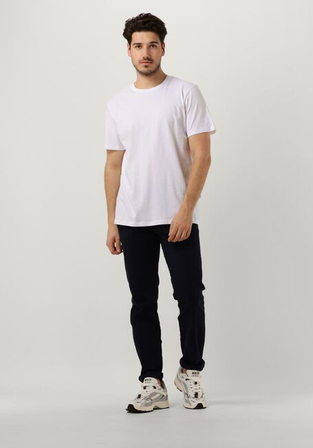 Witte SELECTED HOMME T-shirt SLHASPEN SS O-NECK TEE NOOS - large