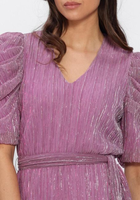 FREEBIRD Mini robe F-JER-PLISSE-LUREX-26-1 en violet - large