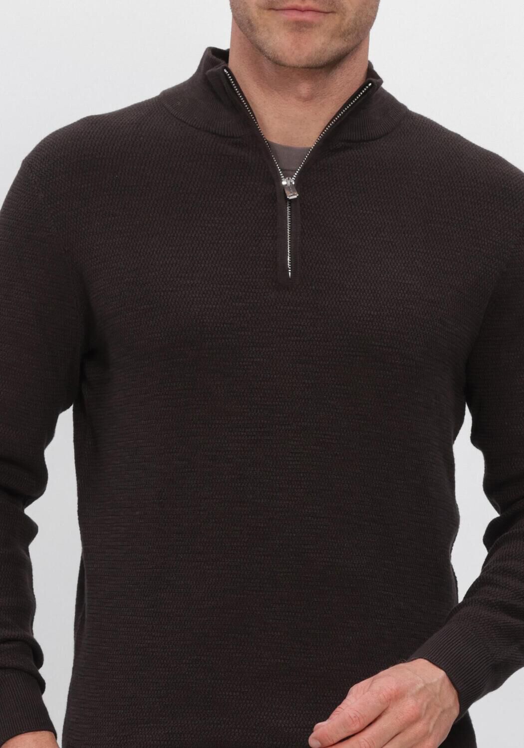 Bruine PROFUOMO Trui PPXJ30023 - large