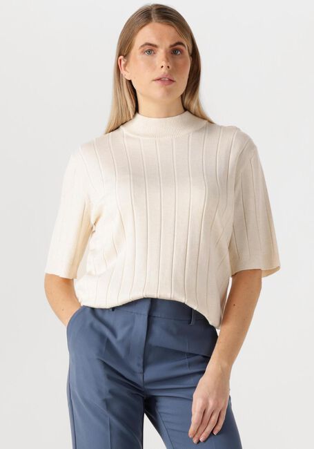 BRUUNS BAZAAR T-shirt GLADY KNIT Écru - large