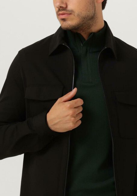 GENTI Surchemise S8286-1967 en noir - large