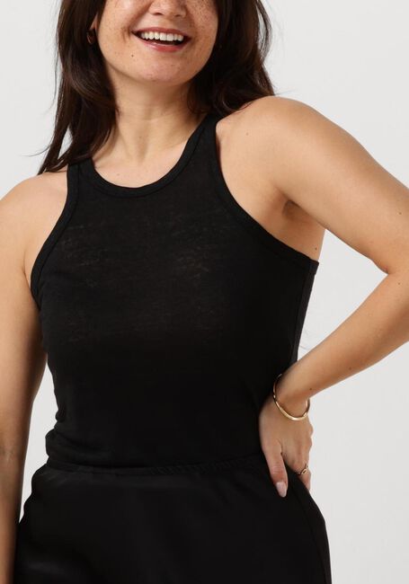 RESORT FINEST Haut TANK TOP en noir - large