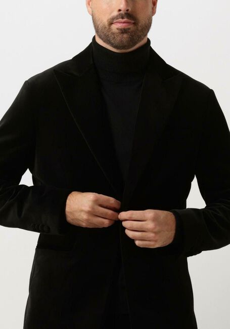 Zwarte SELECTED HOMME Colbert SLHSLIM-HALE VELVET BLZ - large