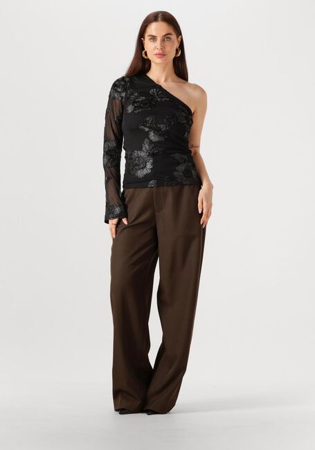 NEO NOIR FRIANA BIG FLOWER MESH BLOUSE Blouses en noir - large