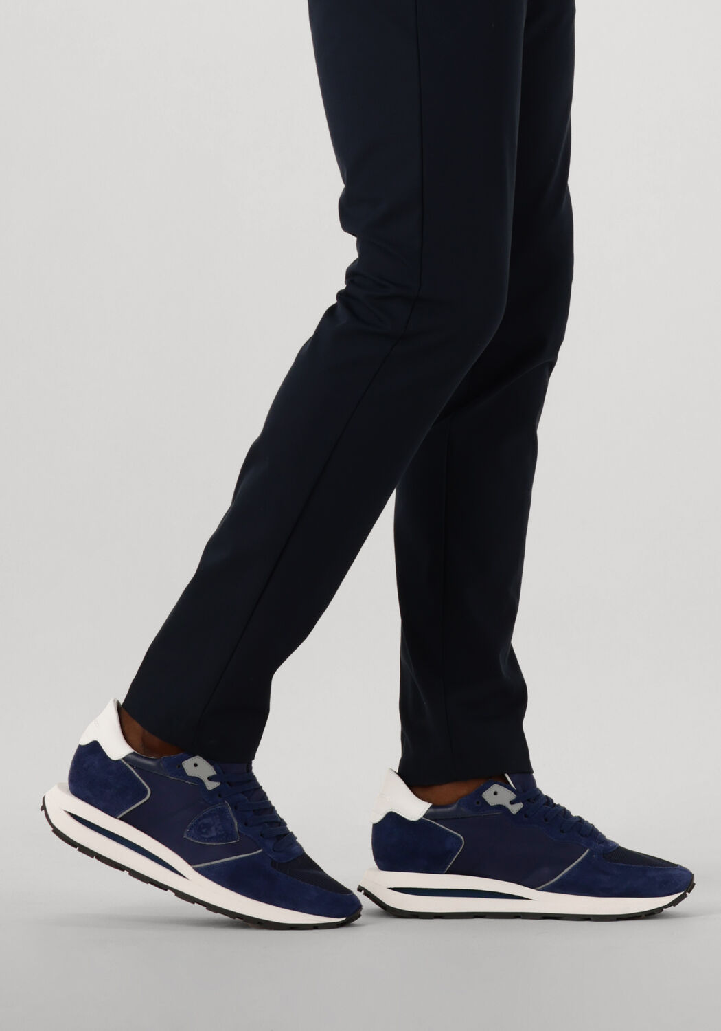 PHILIPPE MODEL Baskets basses TROPEZ HAUTE LOW MAN en bleu - large