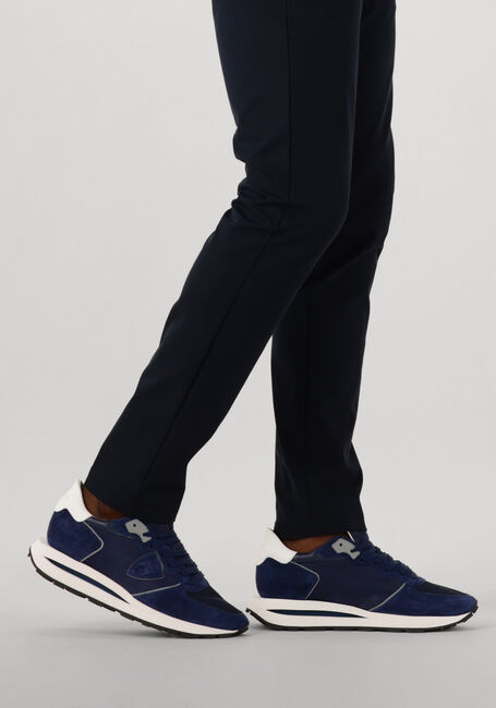 Blauwe PHILIPPE MODEL Sneakers TROPEZ HAUTE LOW MAN - large