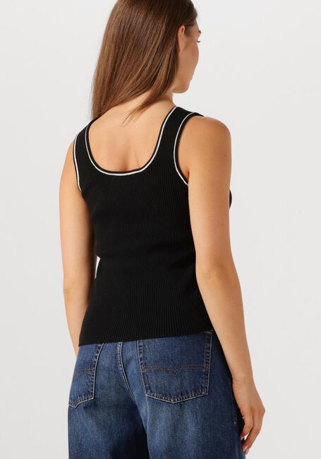 Zwarte SELECTED FEMME Top SLFKAMMA JENNY SL KNIT TOP - large