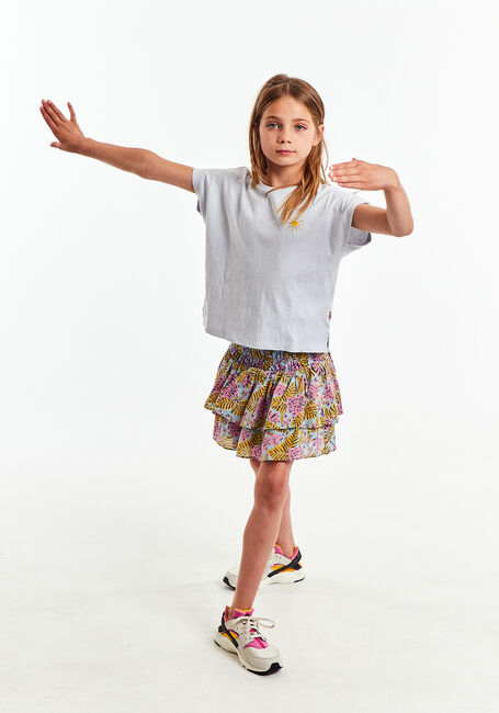 Multi AO76 Minirok DELPHINE FLOWER SKIRT - large