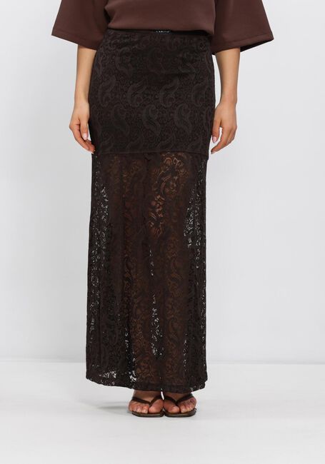 Bruine HAUTE L'AMITI&Eacute; Rokken SUMMER LACE TALL SKIRT - large