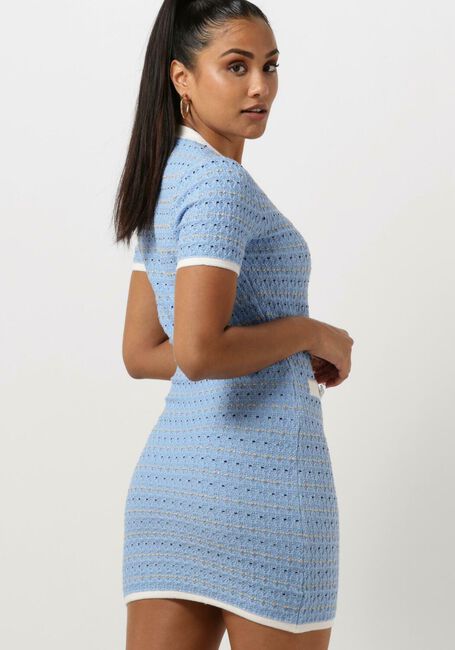 LIU JO Mini robe ABITO MAGLIA M/C STRUCTUR Bleu clair - large