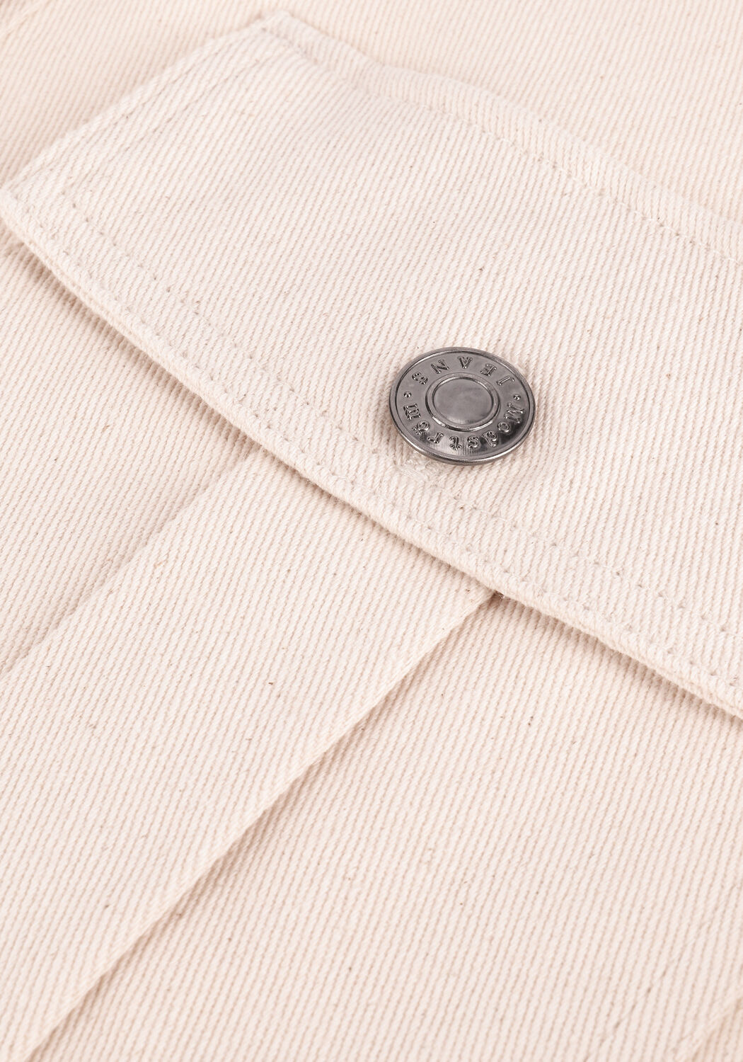 MODSTR&Ouml;M Veste en jean PETE JACKET Cr&egrave;me - large