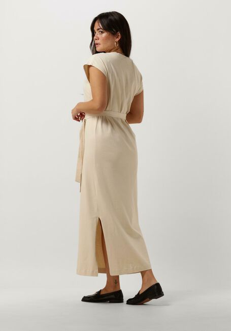 Beige SELECTED FEMME Maxi jurk SLFESSENTIAL SL V-NECK ANKLE DRESS NOOS - large