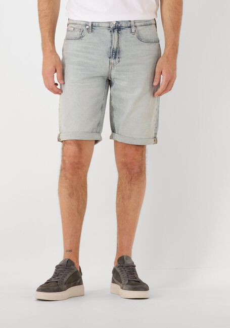 CALVIN KLEIN Pantalon courts SLIM SHORT Bleu clair - large
