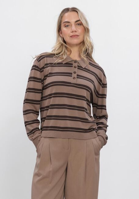 Zand MSCH COPENHAGEN  MSCHDOROTHEA FAUSTINA SHIRT AOP - large