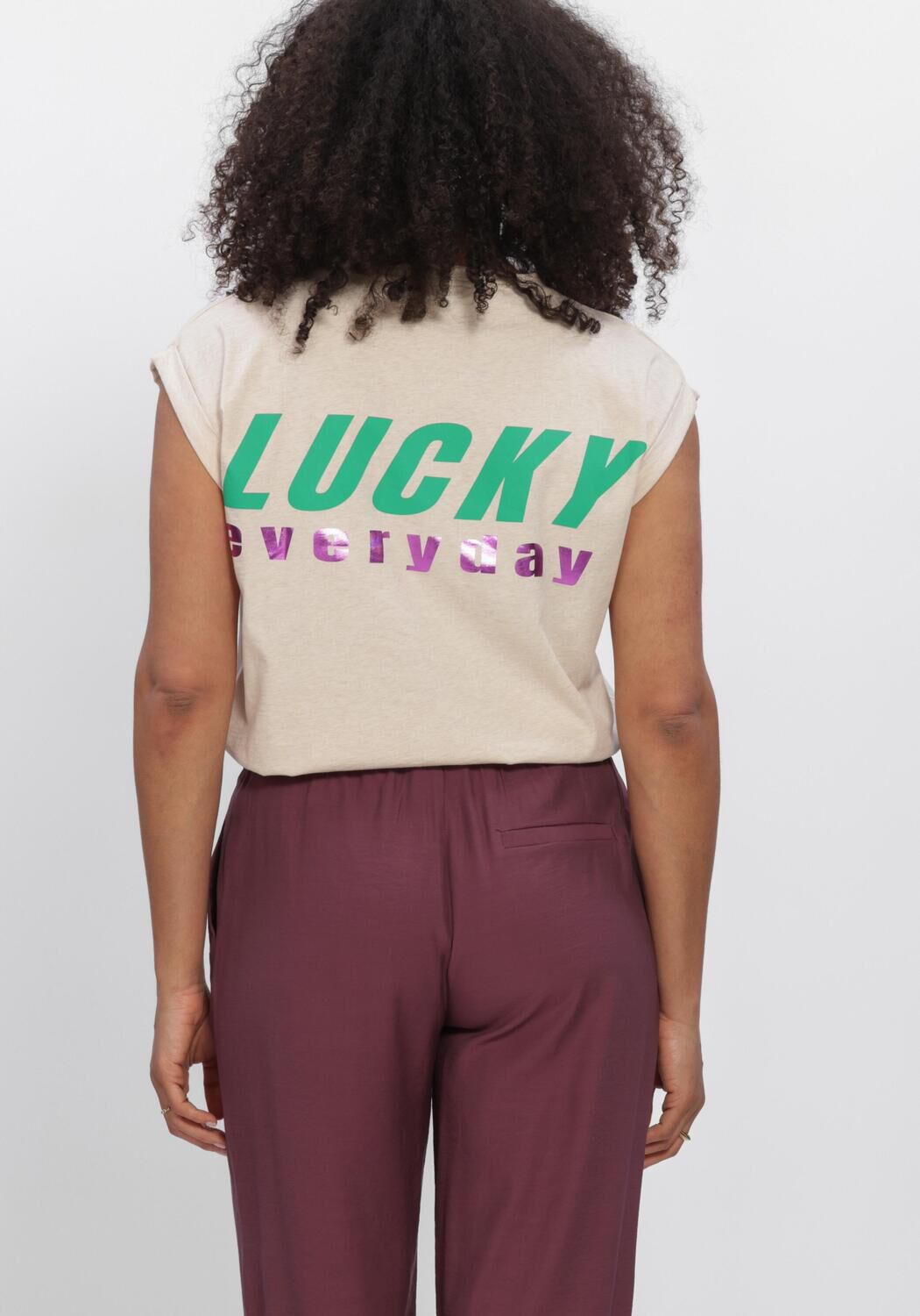 BY-BAR Haut TOBY LUCKY EVERYDAY TOP en beige - large