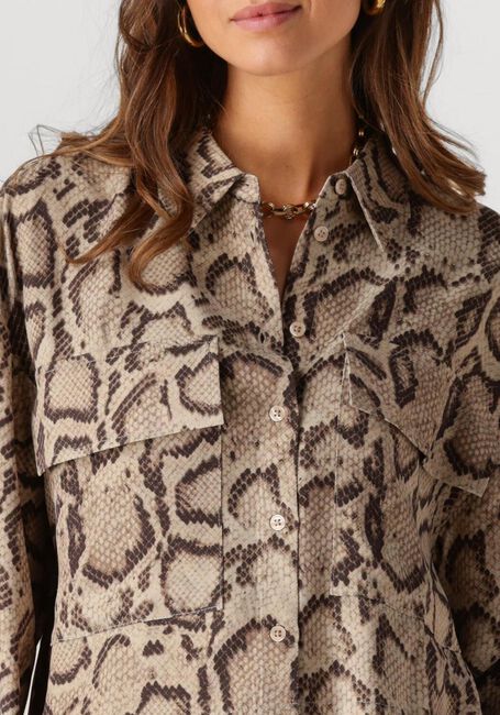 Zand ALIX THE LABEL  LADIES WOVEN SNAKE TWILL BLOUSE - large