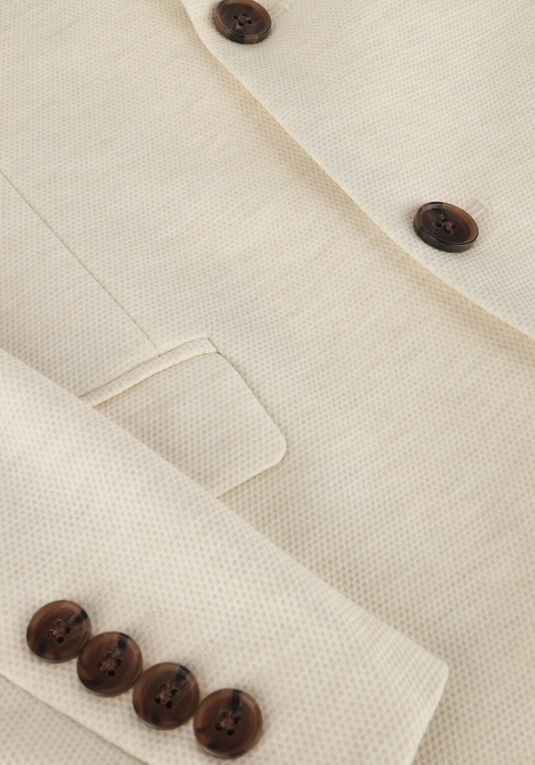 SELECTED MEN SLHSLIMAITOR JERSEY STRUC BLZ FLEX NOOS Vestons en beige - large