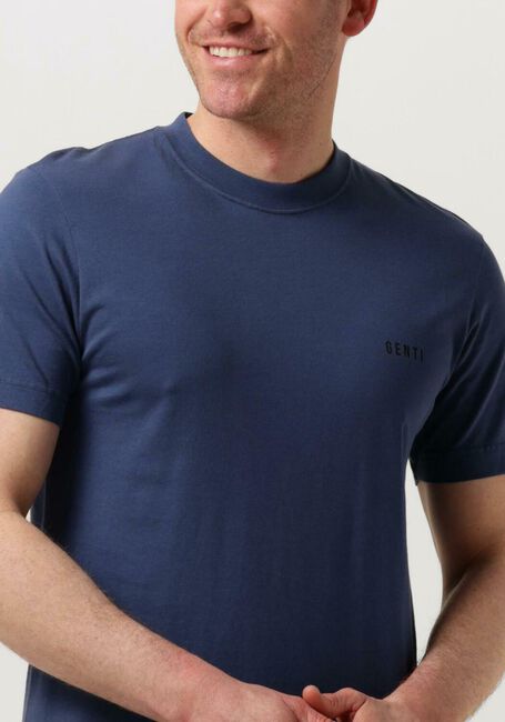 Blauwe GENTI T-shirt J9038-1223 - large