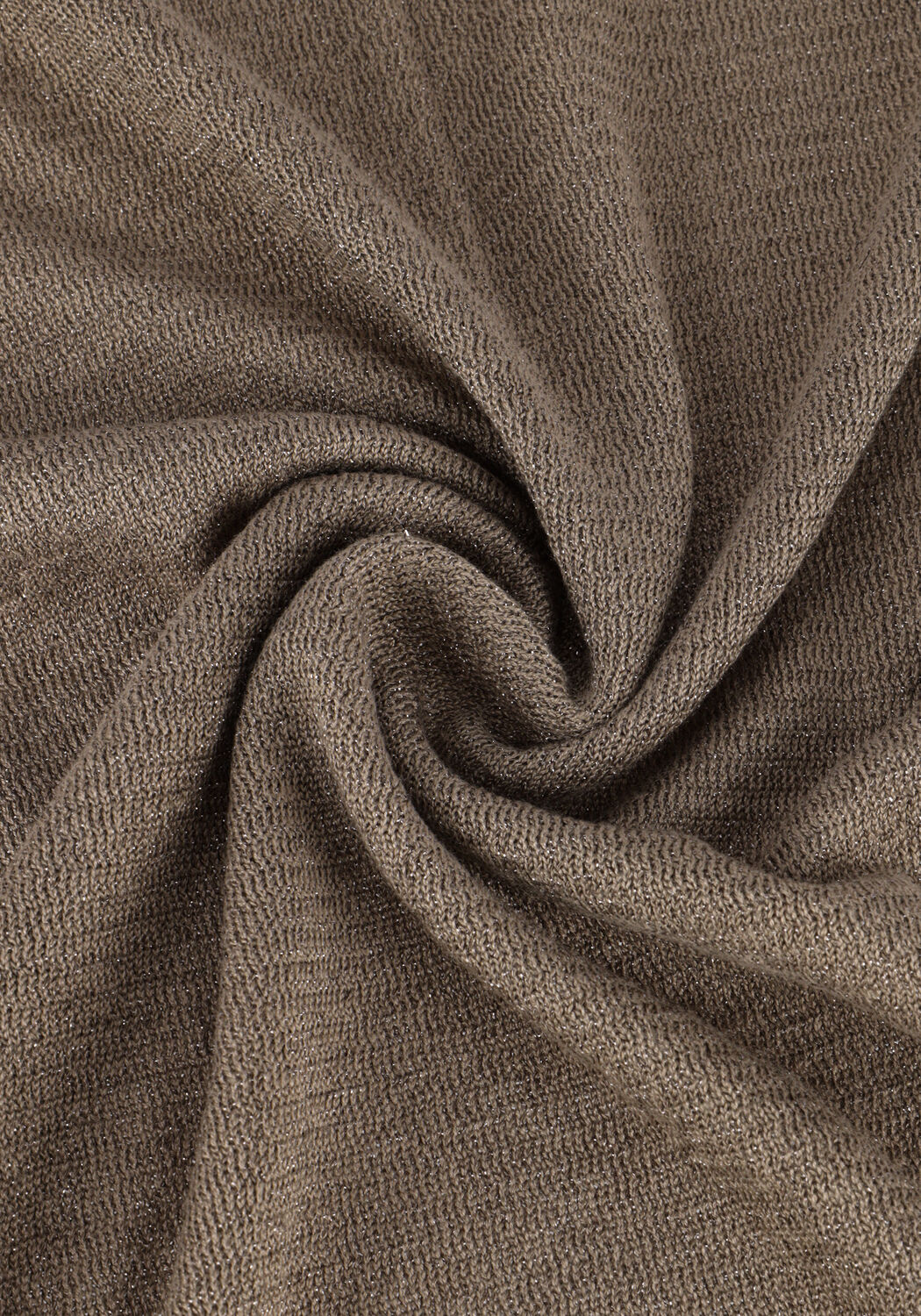 MINUS Haut LIMA ROLL NECK KNIT en marron - large