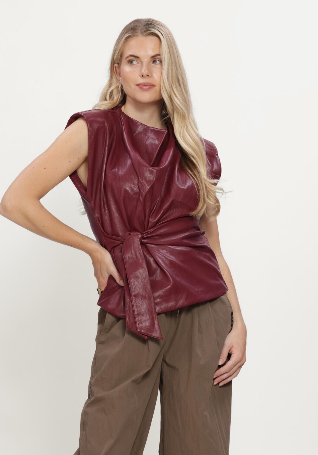 Rode CO'COUTURE Tops & T-shirts 35958 GITTCC PLEAT TOP - large