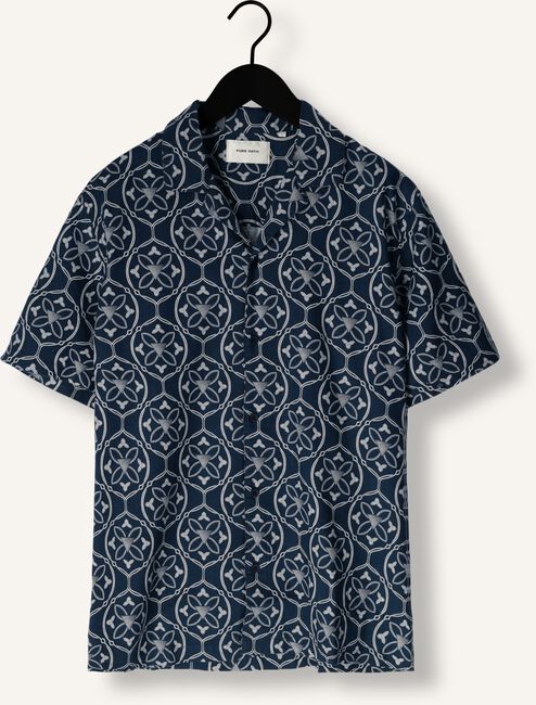 Donkerblauwe PURE PATH Casual overhemd SHORTSLEEVE WITH ALL-OVER-PRINT Donkerblauwe PURE PATH Casual overhemd SHORTSLEEVE WITH ALL-OVER-PRINT - large
