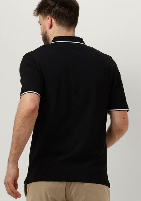 Zwarte LYLE & SCOTT Polo TIPPED POLO SHIRT - large