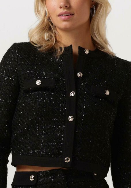 GUESS Blazer CLARISSA TWEED JACKET en noir - large