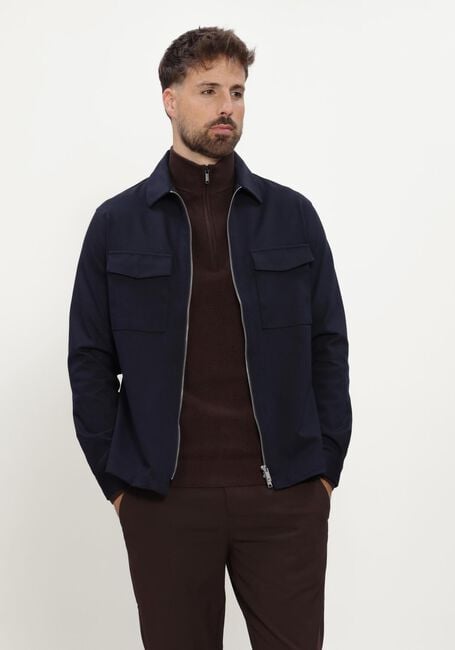 GENTI Surchemise OVERSHIRT RITS Bleu fonc&eacute; - large