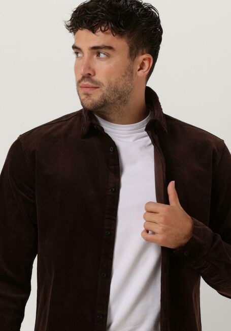 Bruine ANERKJENDT Overshirt AKLEIF CORDUROY SHIRT - large