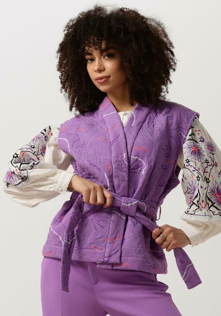 POM AMSTERDAM Gilet QUILTED PURPLE GILET Lilas - large