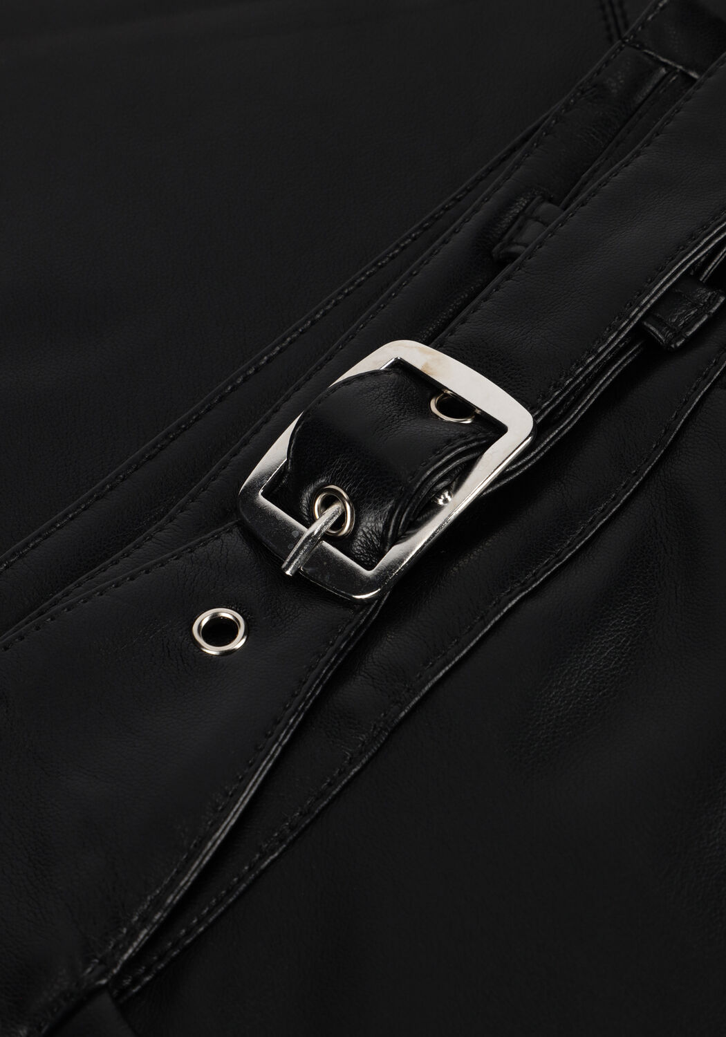 AAIKO Jupe midi VICKY PU 766 en noir - large