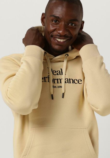 Beige PEAK PERFORMANCE Sweater ORIGINAL HOOD - large