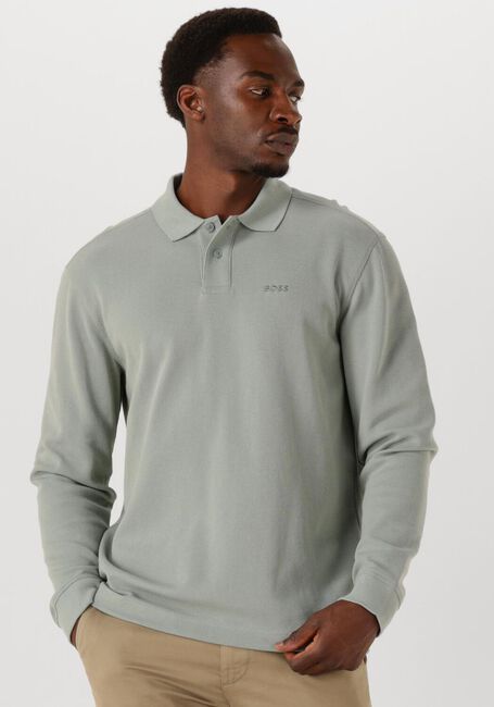 Groene BOSS ORANGE Polo PETEMPESTO LONG - large