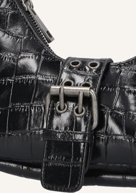 Zwarte NÚNOO Schoudertas PALMA BUCKLE TEXAS Zwarte NÚNOO Schoudertas PALMA BUCKLE TEXAS - large