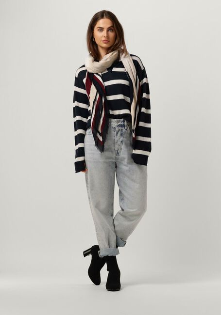 Donkerblauwe TOMMY HILFIGER Polo SOFT WOOL POLO-NK SWEATER Donkerblauwe TOMMY HILFIGER Polo SOFT WOOL POLO-NK SWEATER - large