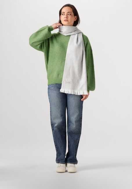 Grijze ALPACA LOCA Sjaal SLIM SCARF - large