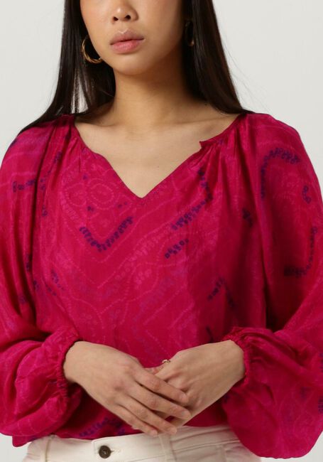 Roze SISSEL EDELBO  JAKARTA SILK BLOUSE - large
