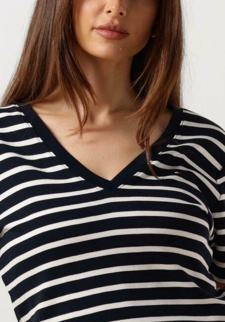 TOMMY HILFIGER T-shirt NEW SLIM CODY V-NECK SS Bleu foncé - large