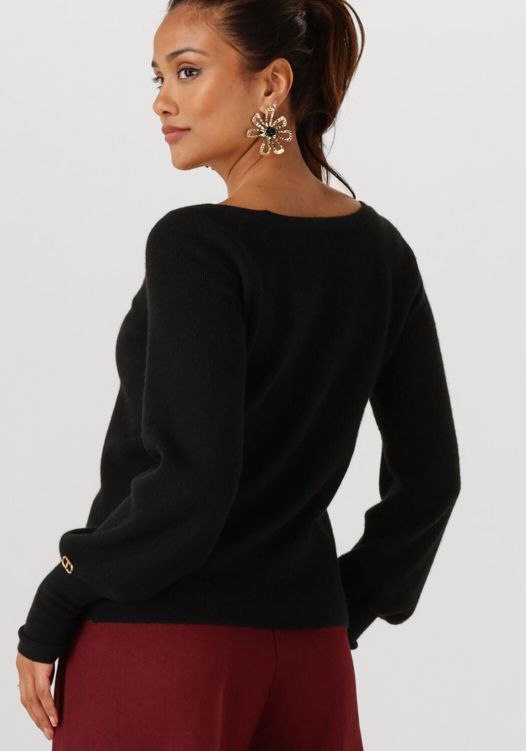 TWINSET MILANO Pull 252TT3392 en noir - large