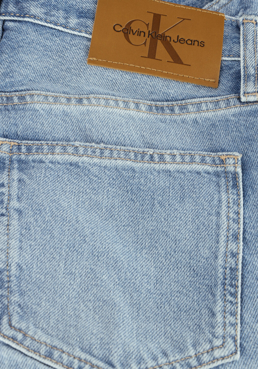 Blauwe CALVIN KLEIN Jeans MOM SHORT - large