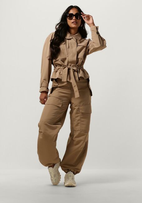 CO'COUTURE Jack ELBA CROP JACKET en marron - large