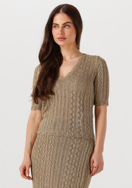 TWINSET MILANO T-shirt 251TT3194 en or - large