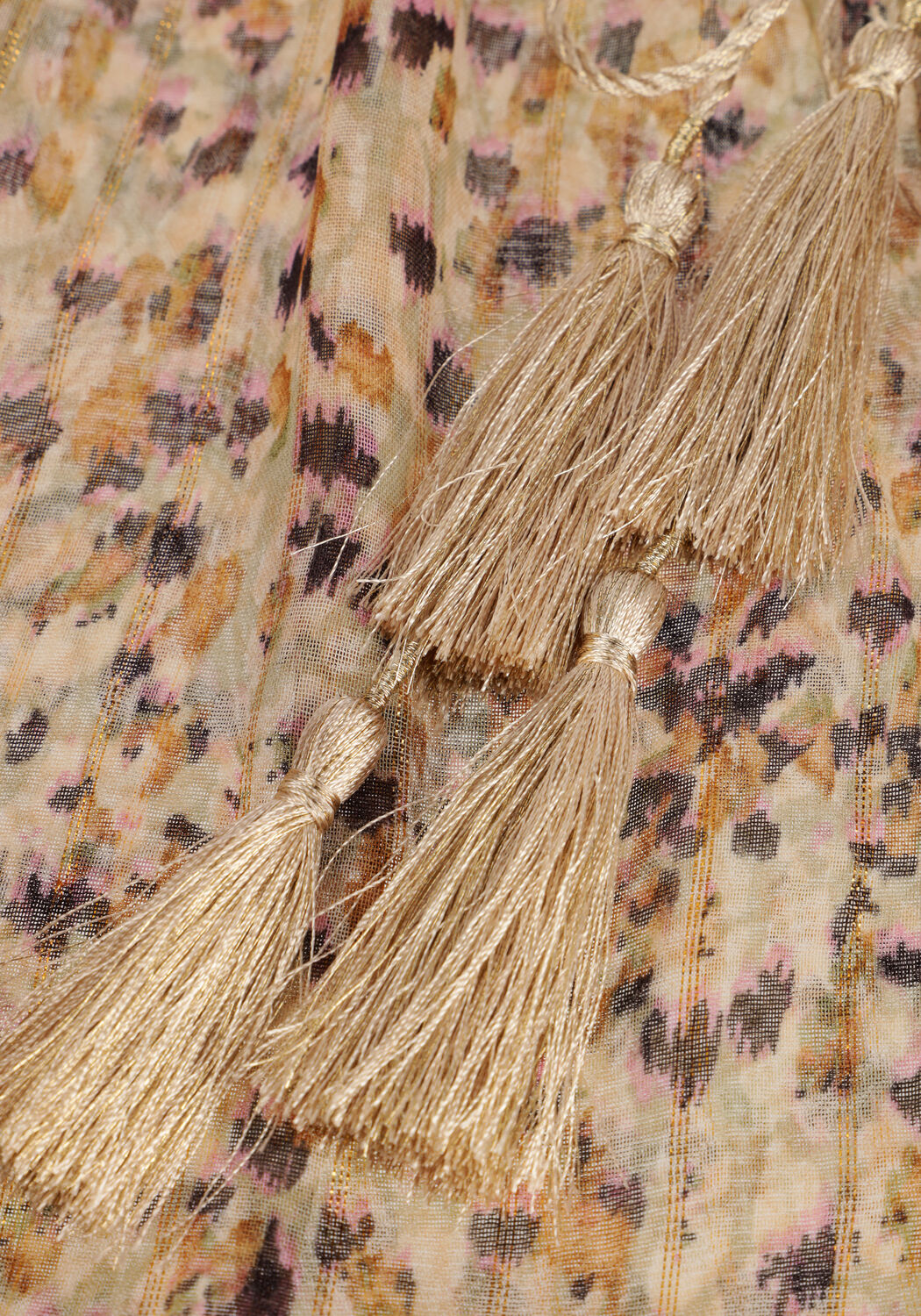 Gebroken wit SUMMUM Top TOP CONFETTI SPOT PRINT - large