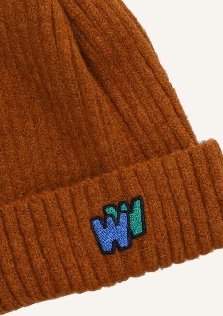 Bruine WANDER & WONDER Muts POM POM BEANIE Bruine WANDER & WONDER Muts POM POM BEANIE - large