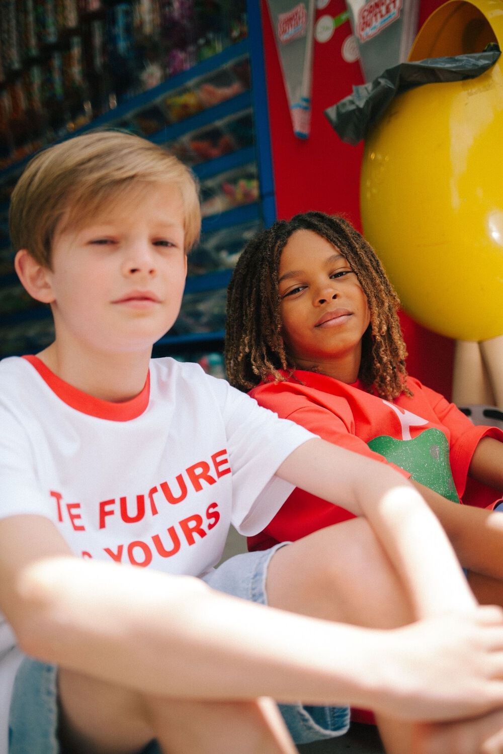 Witte CALL ME FRANKIE T-shirt FUTURE T-SHIRT - large