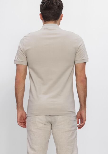 Grijze BOSS ORANGE Polo PASSERZIP - large
