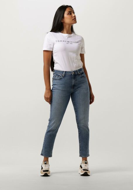 7 FOR ALL MANKIND Wide jeans JOSEFINA LUXE VINTAGE LOVE SOUL Bleu clair - large