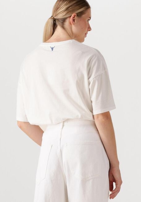 ALIX THE LABEL T-shirt LADIES KNITTED THE LABEL T-SHIRT en blanc - large